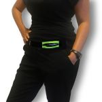 Pouch with window: Fluo green