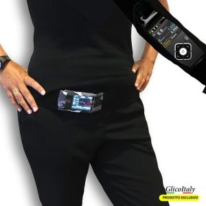 Marsupio microinfusore finestra Universale / Nero