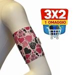 Fascia Braccio Cuori rosa (Dispositivo Medico - CE)