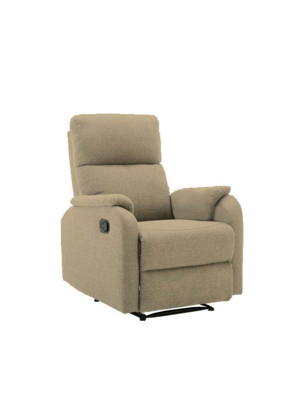 Clara Dove Gray Color Mechanical Recliner Armchair Dimensions 72 92 105 Cm