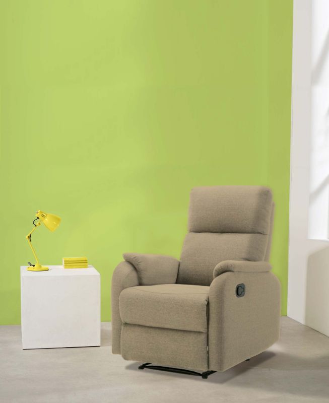 Clara Dove Gray Color Mechanical Recliner Armchair Dimensions 72 92 105 Cm