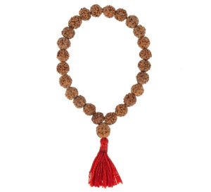 Bracciale Rudraksha con nappina