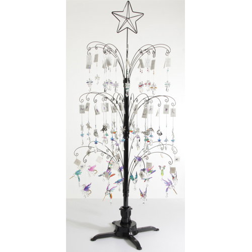 Base Per Esposizione Di Luci A LED Colorate, Espositore Per Statuette Artistiche In Vetro, Sette Luci Che Cambiano Colore, 3 Batterie AAA (nero, 4