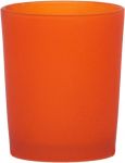 B7112 - photophore in vetro satinato arancio