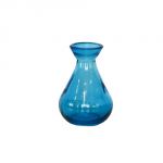 Vasetto vetro riciclato - blu