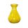 Vasetto vetro riciclato - giallo