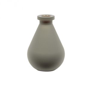 Vasetto in vetro - grigio opaco