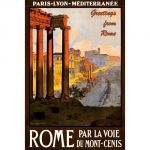 Pannello 20 x 30 cm, Roma poster.