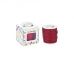 Rocchetto cotone cerato - Rosso Bordeaux