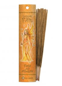 Fiore D'Oriente Angels - Incenso Chamuel, 10 Bastoncini In Confezione Rosa, Per Armonia, 100% Naturale