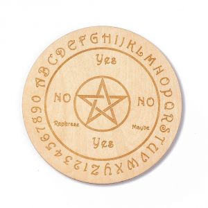 Zerodeko Legno Pentacolo Parete Pentagramma Appeso A Parete Decorazione Della Parete Arte Astrologia Ornamenti Per Tarocchi Wicca Rituale Pagano Buona Fortuna Decor Caffè