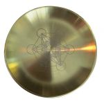Piattino in acciaio Cubo Metatron, concavo, diametro 14 cm