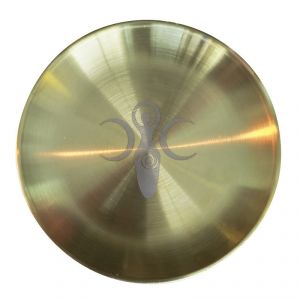 Piattino in acciaio Donna Wicca, concavo, diametro 14 cm