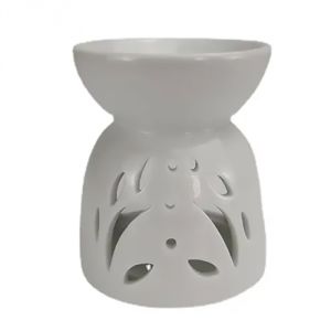 PJ04-BI Brucia essenze in ceramica - Bianco