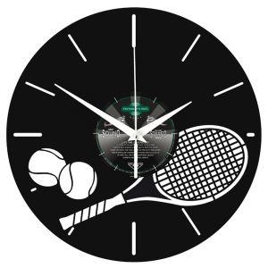 YV16073 Orologio in vinile, da parete: tennis