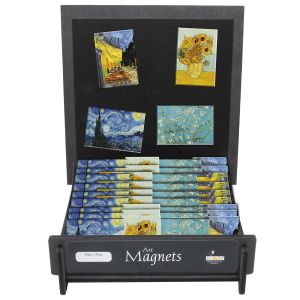 GA18340 Espositore per 100 magneti in metallo, Van Gogh