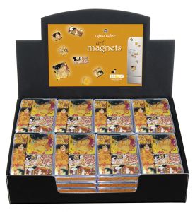 GA18400 Espositore set 7 Magneti in metallo, Klimt
