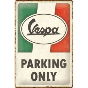 22421 Vespa - Parking Only Tricolore