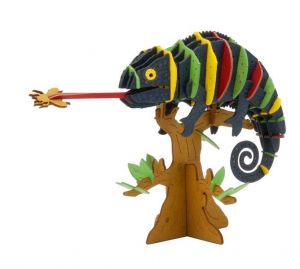GA11738 Modellino 3D - Camaleonte