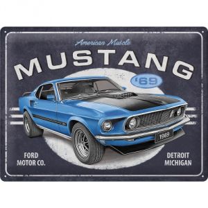 23321 Ford Mustang - 1969 Mach 1 Blue