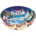 CIO02 - Ciotola in metallo, 11,5 x 3,5 cm, Italia sulla neve