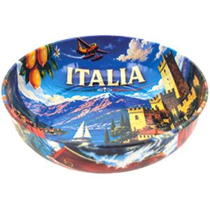 CIO06 - Ciotola in metallo, 11,5 x 3,5 cm, Italia lago 1