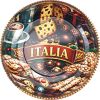 CIO09 - Ciotola in metallo, 11,5 x 3,5 cm, Dolci d'Italia