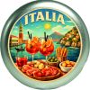 SCA10 Scatolina in alluminio, Italia aperitivo