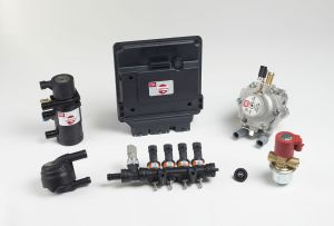 KIT MAESTRO GPL, 3 cilindri, iniettori BRC MY09 Max, riduttore EVP-500