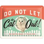 Cartello Do Not Let Cat Out