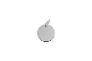 Round plate pendant - small
