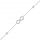 Bracciale infinito con zirconi