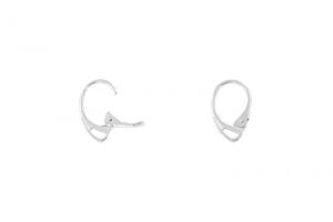 Leverback earring findings - 1 pair