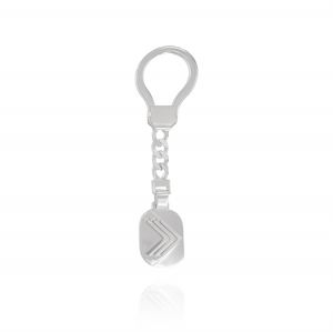 Oval key ring with relieved arrows