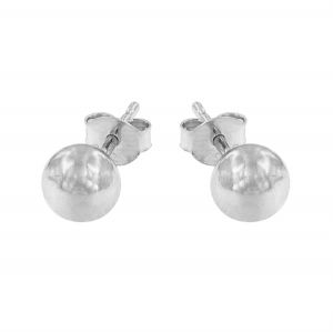 Ball earrings - 6 mm size