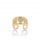 Anello con scritta "AMORE" e zirconi bianchi - placcato oro