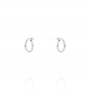 2 mm thick hoop earrings - 14 mm