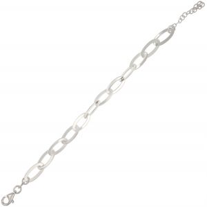 Bracelet with oval rings chain
