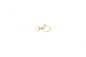 Lobster clasp 11 mm - gold plated