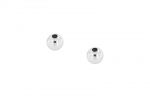 Two-hole bounded beads 5 mm - 20 items