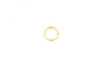 Brisé ring 7 mm - gold plated - 20 items