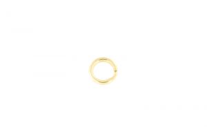 6 mm brisé ring - gold plated - 20 items