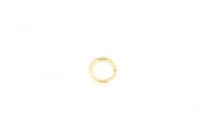 Anello brisé 6 mm - placcato oro - 20 pezzi