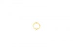 5 mm brisé ring - gold plated - 20 items