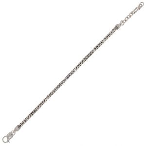 Bracciale con catena quadra da 3x3 mm