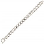 Curb chain bracelet with 12 mm chain links