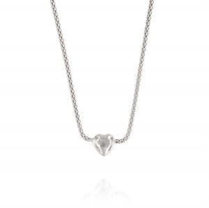 Fope chain necklace with heart