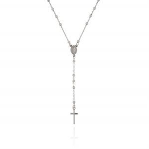 Collana rosario classica con palline lucide