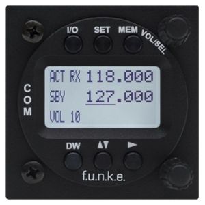 ATR833-LCD VHF Transceiver 8,33kHz, 57mm housing 