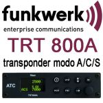 TRT800A-OLED Transponder Mode A/C/S, class 1, 161mm housing, OLED display